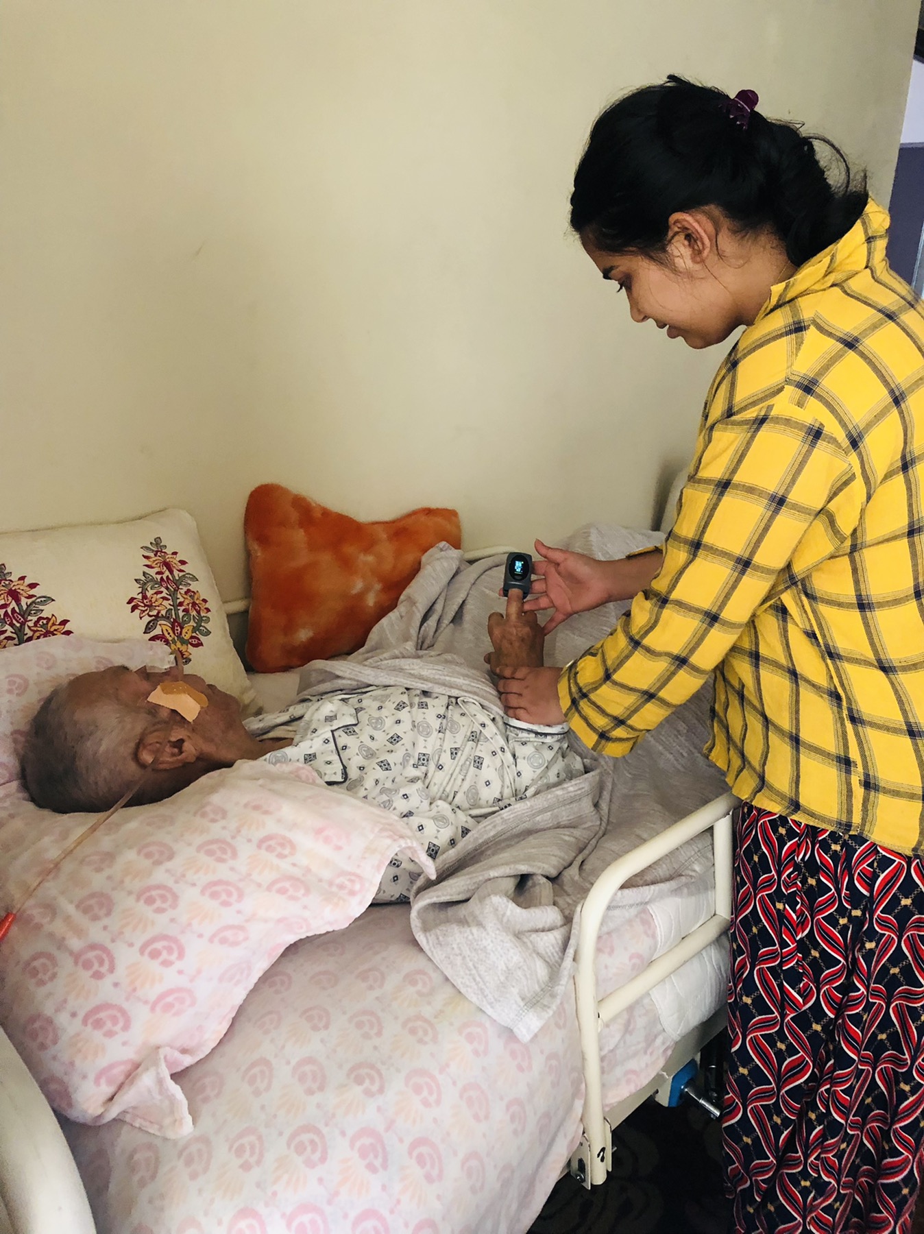 Medical Care by Nurse from Doctors House Call Service Nepal